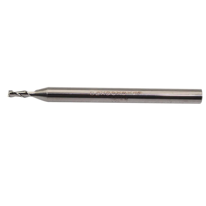 1 cái End Mill 1 mét 1.5 mét 2.0 mét 2.5 mét 2 Flute Straight Gốm Kim Loại Phẳng Endmills CNC Router bits Cắt Phay Công Cụ