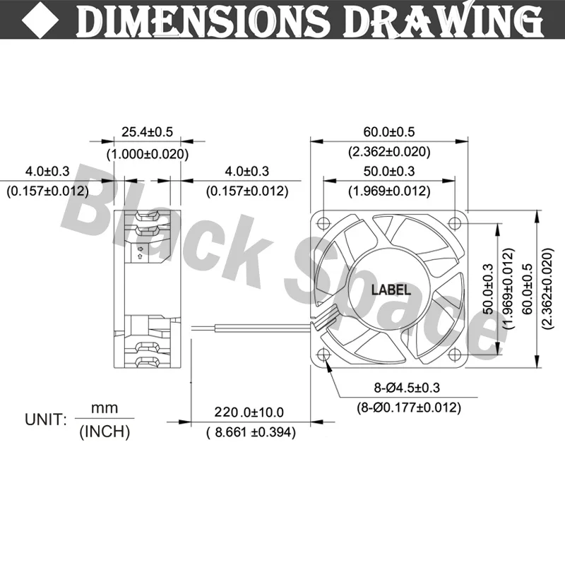 1PCS Gdstime DC 12V 6025s 6cm 60mm x60x25mm 2Pin Brushless PC CPU Computer Case Cooling Fan