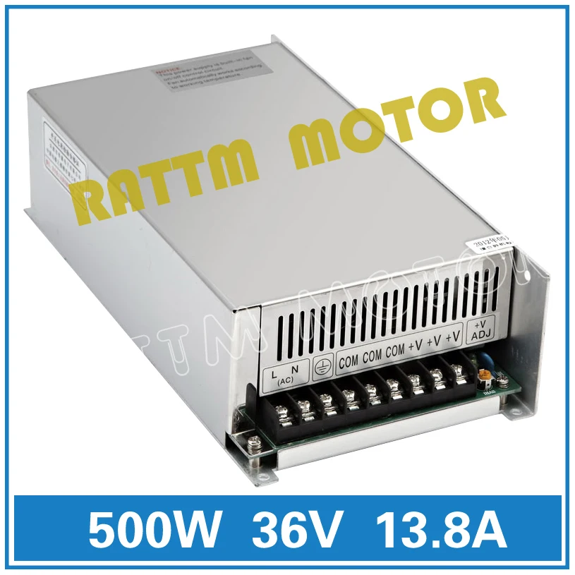 

500W 36V DC Switch Power Supply CNC Router Single Output