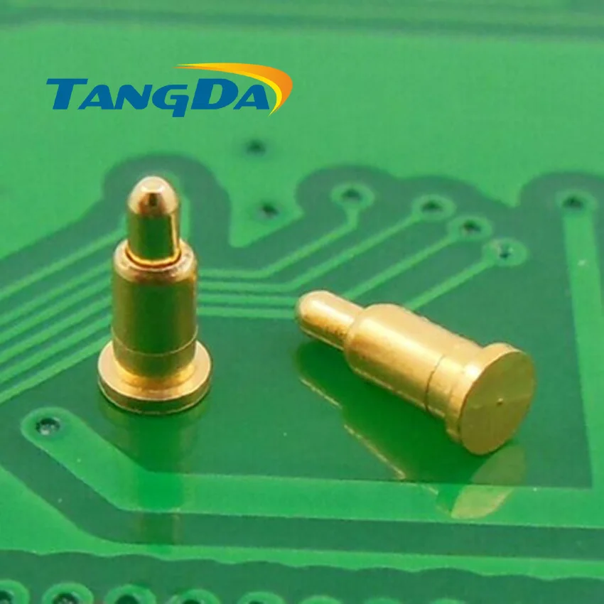 Tangda DHL/EMS D2*5mm 1000PCS pogo pin connector Mobiles Battery spring 1P Thimble Surface Mount SMD gold plate 1u