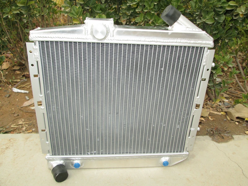 2Row 42mm 1983-1991 For Renault 5/R5 R9/11 Super 5 GT C-type I4 Turbo AT/MT 1.4L OHV Aluminum Racing Radiator 84 85 86 87