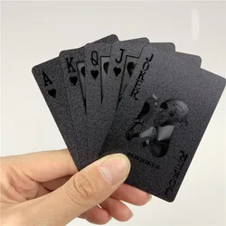 Black Diamond Poker Deck Plastic Playing Cards Board Games Speelkaarten Pvc Card Creative Gift Standard Playing Cards