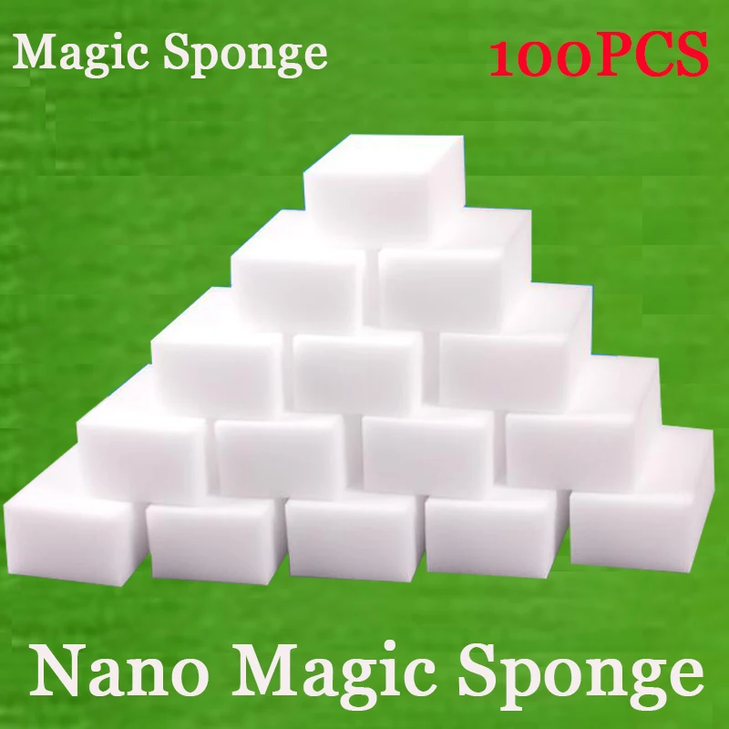 30/50/80/100pcs Magic Sponge Multi-functional Cleaning Eraser Melamine Sponge For Kitchen Bathroom Cleaning Accessories Tools