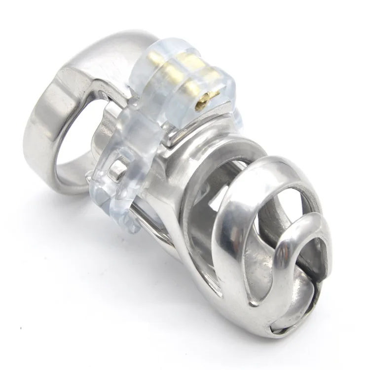 Stainless Steel 3D Male Long Cock Cage Detachable PA Lock Substitutable Nail Penis Ring Chastity Device BDSM Sex Toy A359