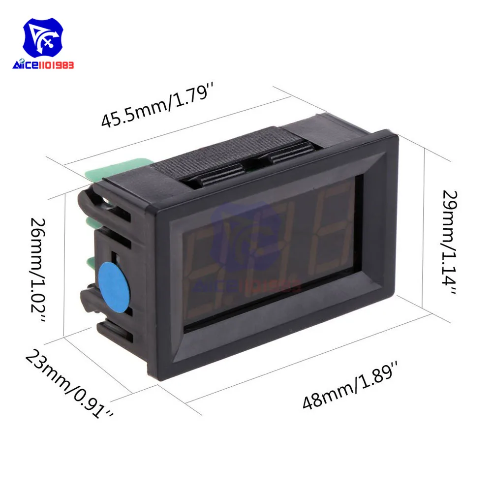 XH-B310 RGB LED Digital Tube Thermometer 12V Temperature Meter K-Type Thermocouple Tester M6 Thread Temperature Sensor Probe