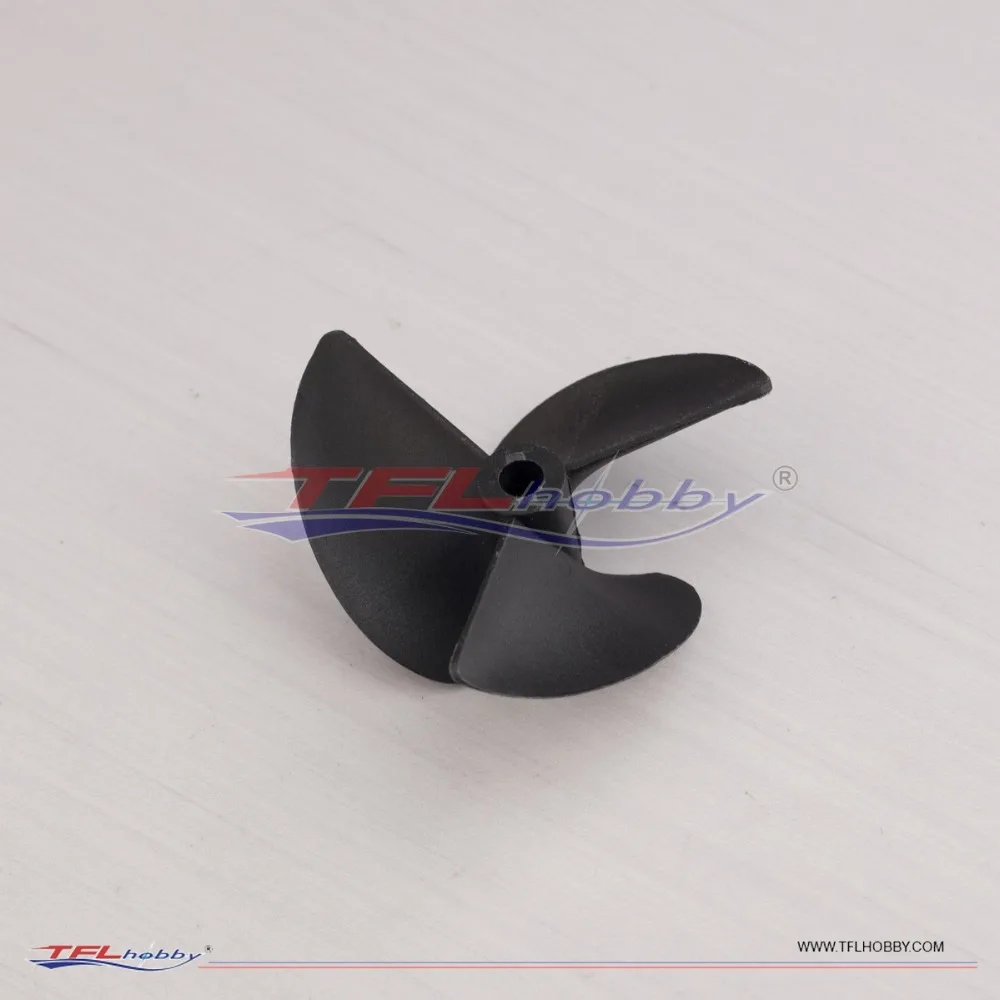 Ricambi originali TFL! Elica in plastica diametro 4.76mm con foro per elica a tre pale serie O per barca RC