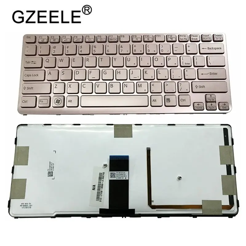 

GZEELE US backlit new laptop keyboard for Sony VAIO SVE 14 SVE14 SVS14 SVE14A SVE14A18ECH E14A18ECS E14A17ECP E14A17ECW