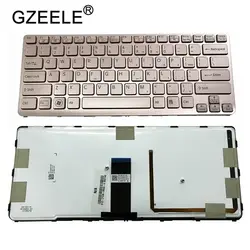 GZEELE US backlit new laptop keyboard for Sony VAIO SVE 14 SVE14 SVS14 SVE14A SVE14A18ECH E14A18ECS E14A17ECP E14A17ECW