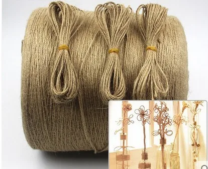 

10m/lot 1-10mm twist fine linen string braided decorative cords craft diy accessories tag beading Jewelry accessories 1460