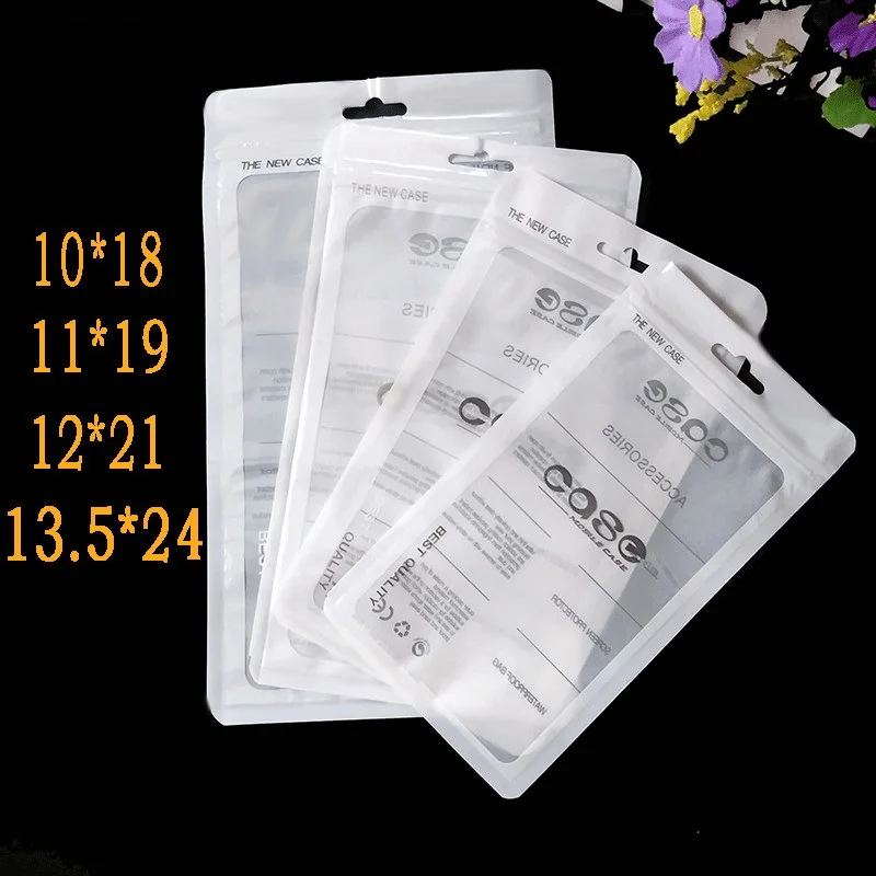 1000Pcs/Lot Plastic Zipper Bag Cell Phone Accessories Mobile Phone Case Cover Packaging Package Bag for 11 XR 7 8 6S 6 7 Plus