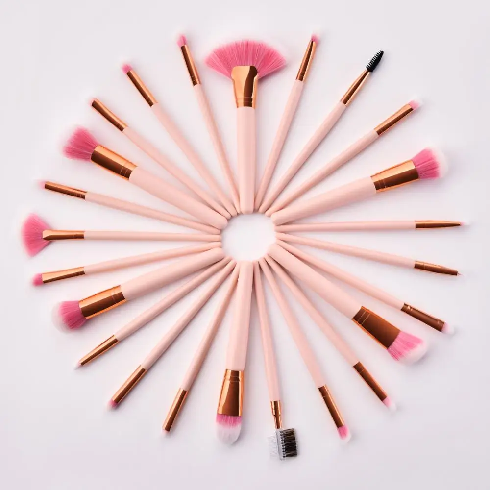 24 Pcs Professional Makeup Brushes Set Eyeshadow Foundation Powder Blush Lip Eyebrow Eyeliner Make Up Brush Cosmetic Beauty Tool