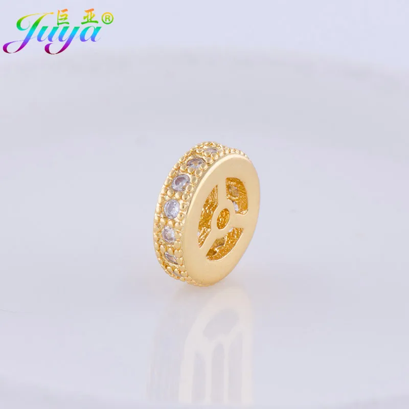 Beadwork Jewelry Beads 8mm European Spacer Metal Charm Beads Material For Women Natural Stone Pearl Bracelet Necklace DIY Making image 3