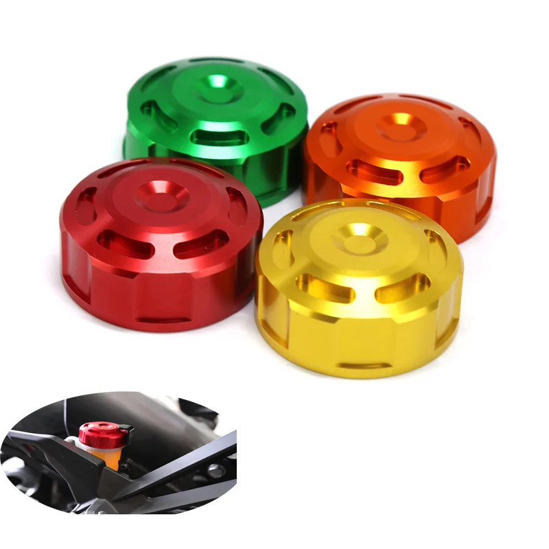 

Universal Rear Brake Fluid Reservoir Cap Oil Cup For Kawasaki Yamaha Triumph Aprilia Shiver750 Suzuki Honda CBR1000RR Hornet 600