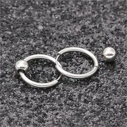 Hoop Earrings Circle 16mm 316l Stainless Steel Earring IP Plating No Fade Allergy Free