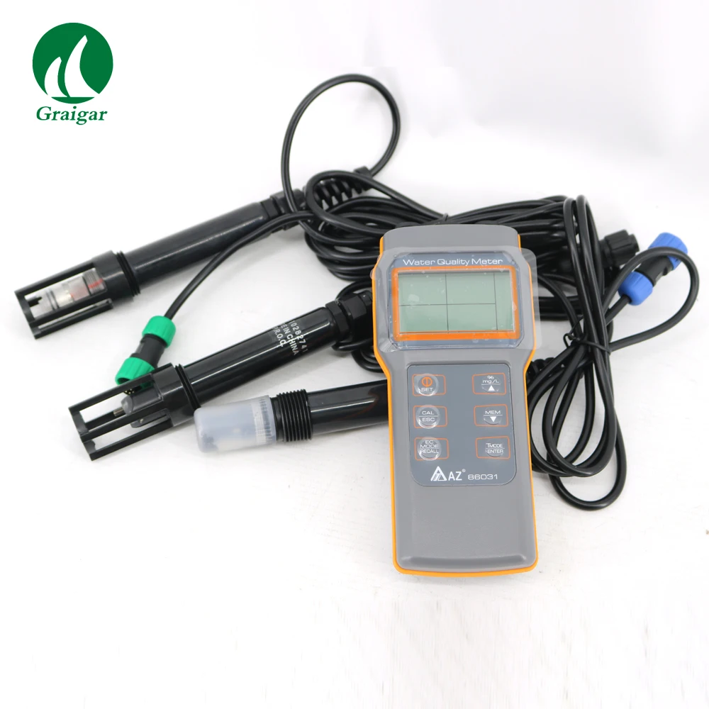 Hot sale Water Quality meter Dissolved oxygen tester PH mAZ8603 Conductivity Salinity PH or acidity test Dissolved oxygen device