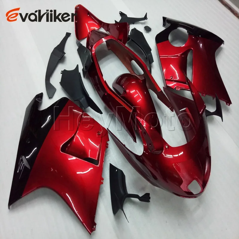 ABS motorcycle fairing for CBR1100XX 1997 1998 1999 2000 2001 2002 2003 motorcycle panels order+red black Injection mold