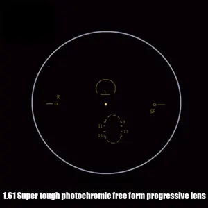 Super resistant photocromatic digital contact lenses, free progressive optics, aspherical prescribed lenses, rapid performance in color change 12 Main Sales Progressive Lenses Varilux - №3