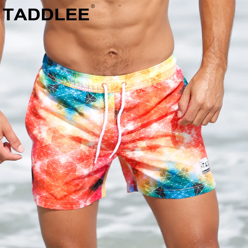 Taddlee Brand Swimwear Men Swimming Boxer Trunks Beach Wear Board Shorts Swimsuits Man Quick Drying Bathing Suits Boardshorts