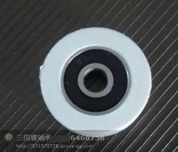 

5 * 23 * 7 Reinforced nylon Glass fiber Furniture wheel Rubber cover bearing