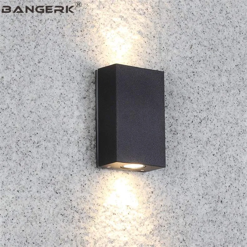 Outdoor Modern Wall Lamps Up Down LED Porch Lights Waterproof Sconce Aluminum Lighting Wall Lamp Garden Home Decor Fixtures