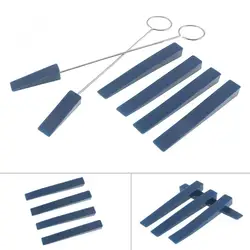 6pcs/lot Metal and Rubber Professional Piano Tuning Rubber Mutes Kit Bass Stop Tool Tuning Tool for Piano Part