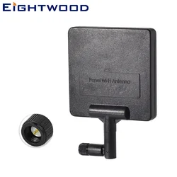 Eightwood WiFi 2.4GHz 8dBi Directional SMA Plug Male Panel Swivel Aerial Antenna for Drone FPV Transmitter Booster IP Camera