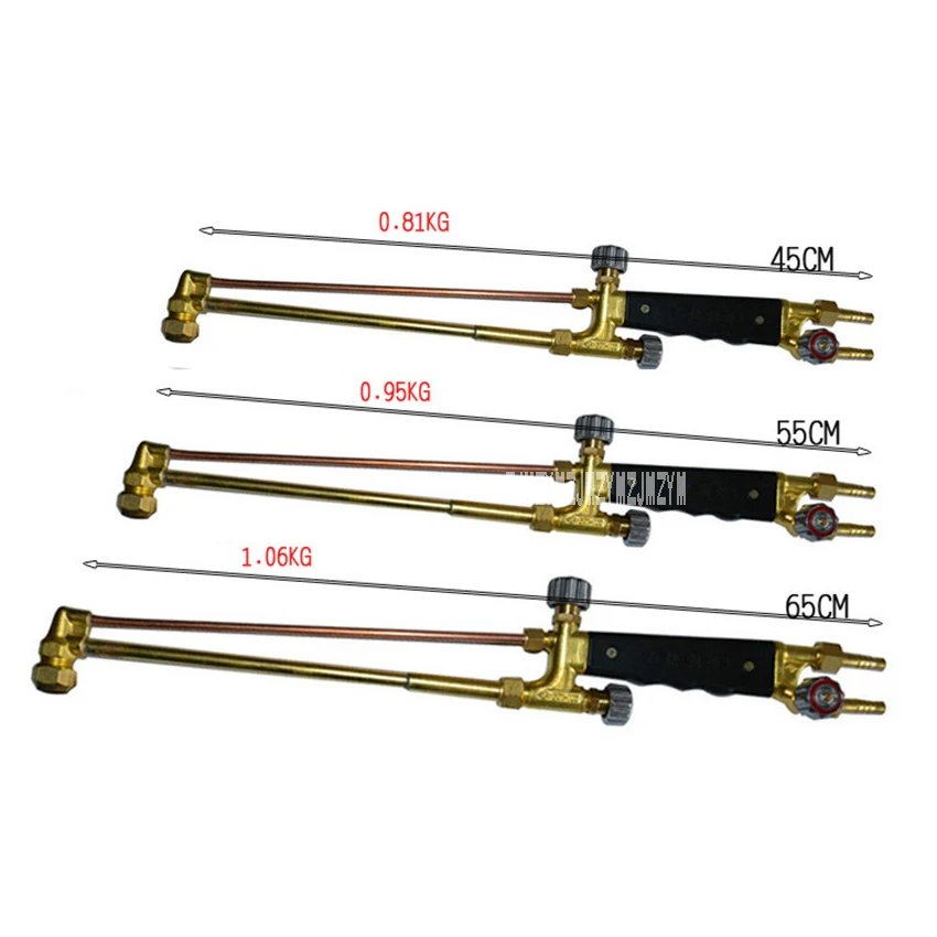 신상품 100/ 300/450 흡입 타입 커팅 토치 건 수동 커팅 토치 용접 공구 550MM/650MM/MM, 절찬 판매