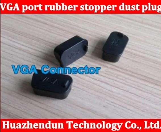 

50pcsFree shipping VGA display socket Data port rubber stopper dust plug cover protective interface also have USA STOPPER