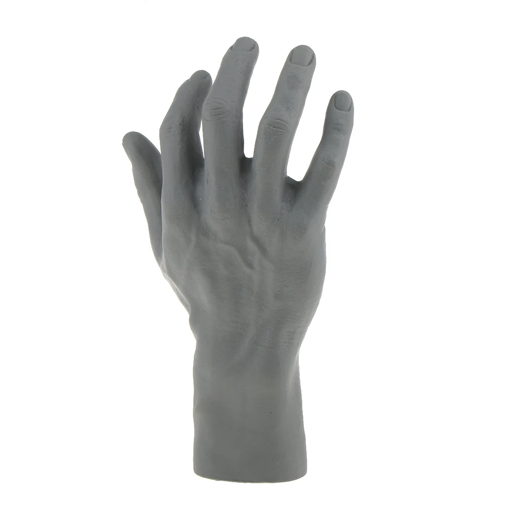 High Stimulation Male Mannequin Right Hand For Jewelry Bracelet Watch Glove Ring Display Magnet can be equipped on the bottom