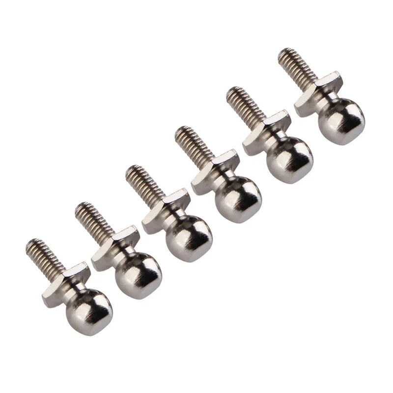 6Pcs Professional HSP Fasteners Screws 02038 Ball Head Screw For RC 1/10 Model Car Buggy Truck Spare Parts AA