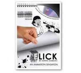 

Флик (с DVD), волшебные трюки, книга, карточка, магия, крупным планом, искусственные игрушки, гаджет, Классическая магия