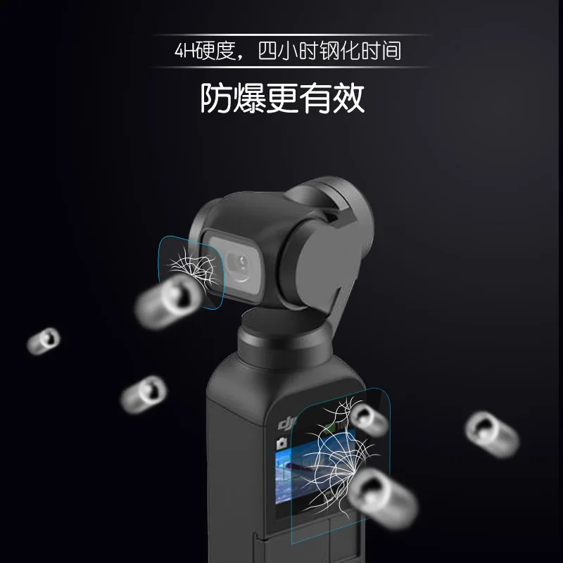 Clownfish-película de protección de pantalla OSMO Pocket 1, cristal templado para DJI OSMO, accesorios protectores de bolsillo