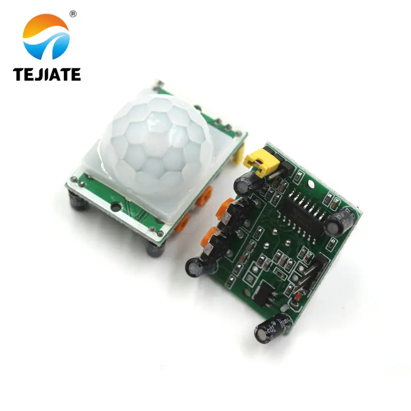 1pcs TEJIATE HC-SR501 Adjust IR Pyroelectric Infrared PIR Motion Sensor Detector Module for  aspberry pi kits