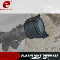Element Airsoft Tactical Flashlight Diffuser Cover for M951 FM64 | 37mm Bezel Protector for Airsoft Light