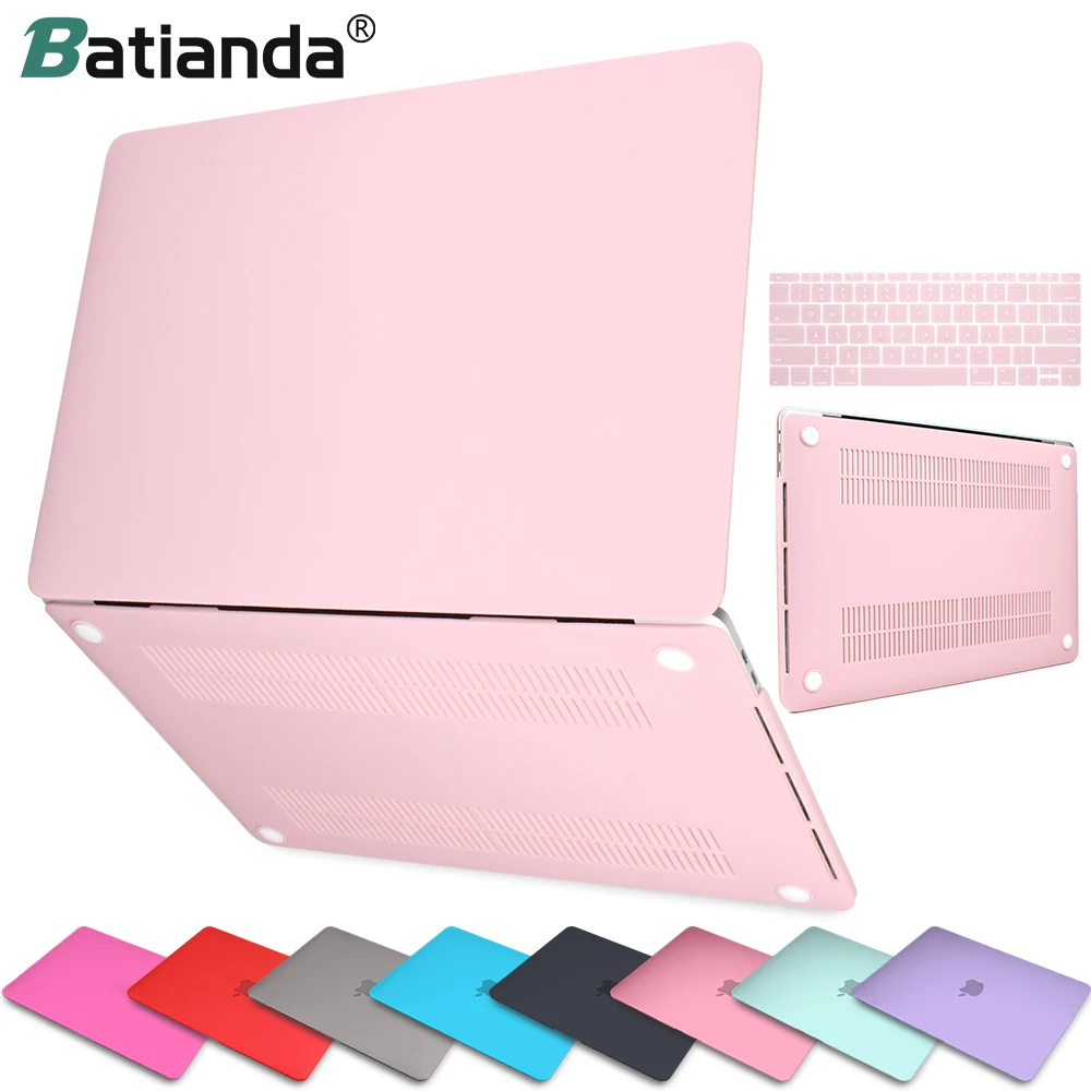 Matte Hard Case Cover for New MacBook Pro Air 2018 11 12 13 15 inch with Retina & Touch Bar A1932 A1706 A1707 Pro 13