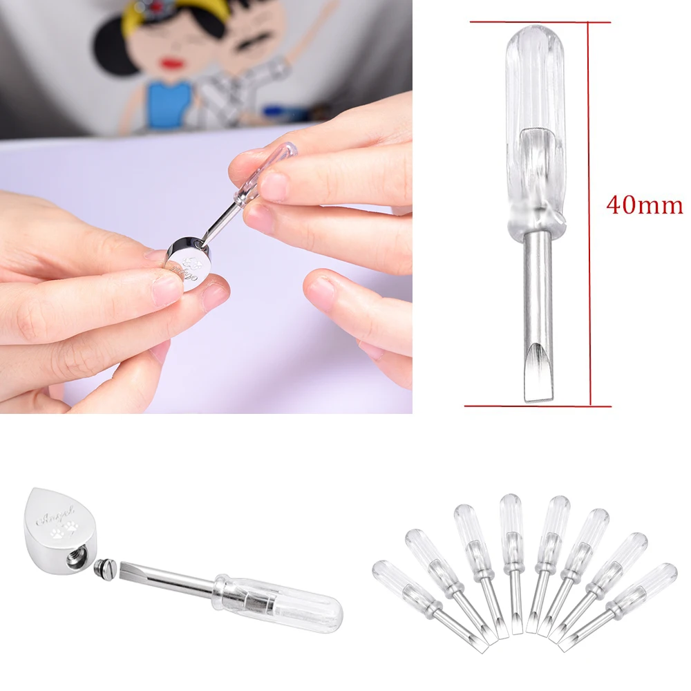 

Urn Jewlry tool Cheap Wholesale Delicate Stainless Steel screwdriver For Cremation Jewelry Ashes Holder Memorial Urn Necklace