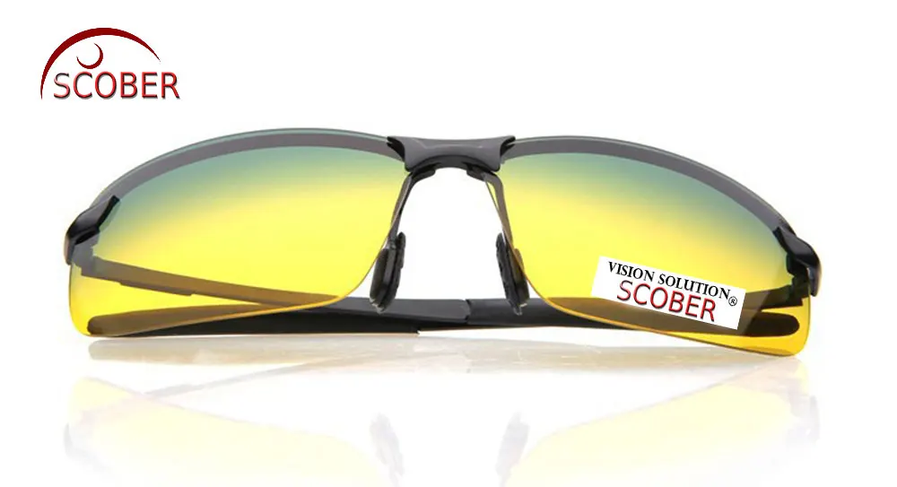 Gafas de sol polarizadas con protección Uv400 para hombre, lentes de sol masculinas de alto grado de magnesio, para día y noche, 2019