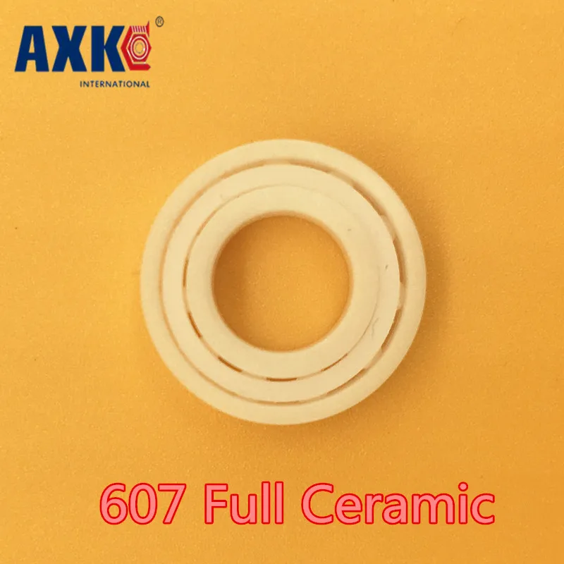 2023 Direct Selling Real Axk 607 Full Ceramic Bearing ( 1 Pc ) 7*19*6 Mm Zro2 Material 607ce All Zirconia Ball Bearings