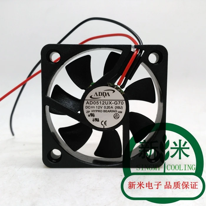 

NEW ADDA AD0512UX-G70 12V 0.20A 5CM 5010 2lines cooling fan