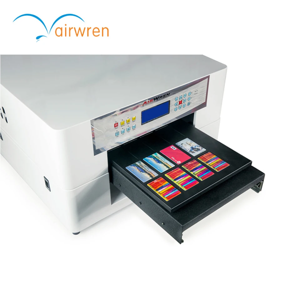 Digital Inkjet UV Printing Machine With Low Price For Playing Card For AR-Mini4 UV LED Flatbed Printer