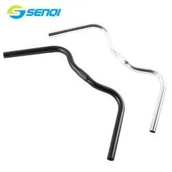 Retro Bike Fixed Gear Handlebar Aluminum Alloy Ladies Bike Handlebar 550*25.4mm Bicycle Handlebar CSW002