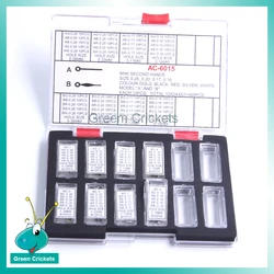 Wholesale Mulit-Colors Watch Second Hands,0.16mm ~ 0.26mm Hole Size 4 Colors Replacement Watch Hands Parts set for Watchmakers