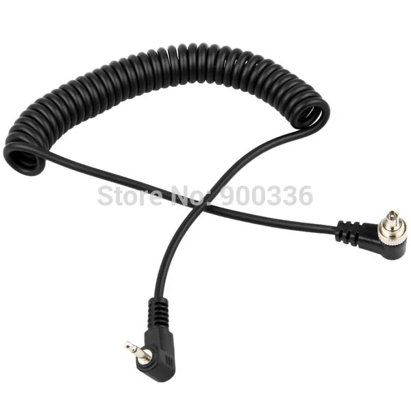 1pcs 2.5 mm 2.5mm to Male Flash PC Sync Cable cord length for canon nikon sony to flash light as yongnuo flash