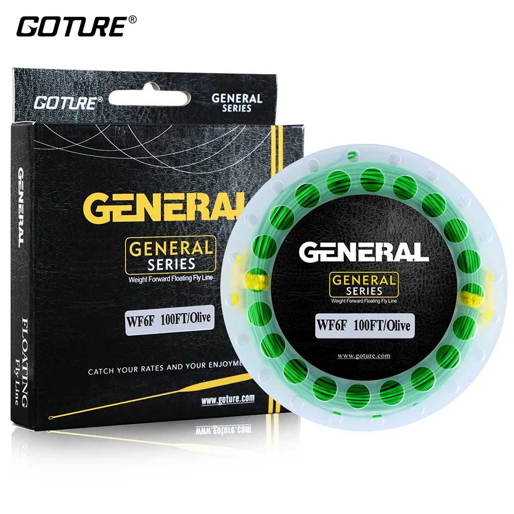 

Goture 30 Meters Fly Fishing Line WF3F WF4F WF5F WF6F WF7F WF8F Weight Forward With Welded Loop Floating Line 4 Colors Available