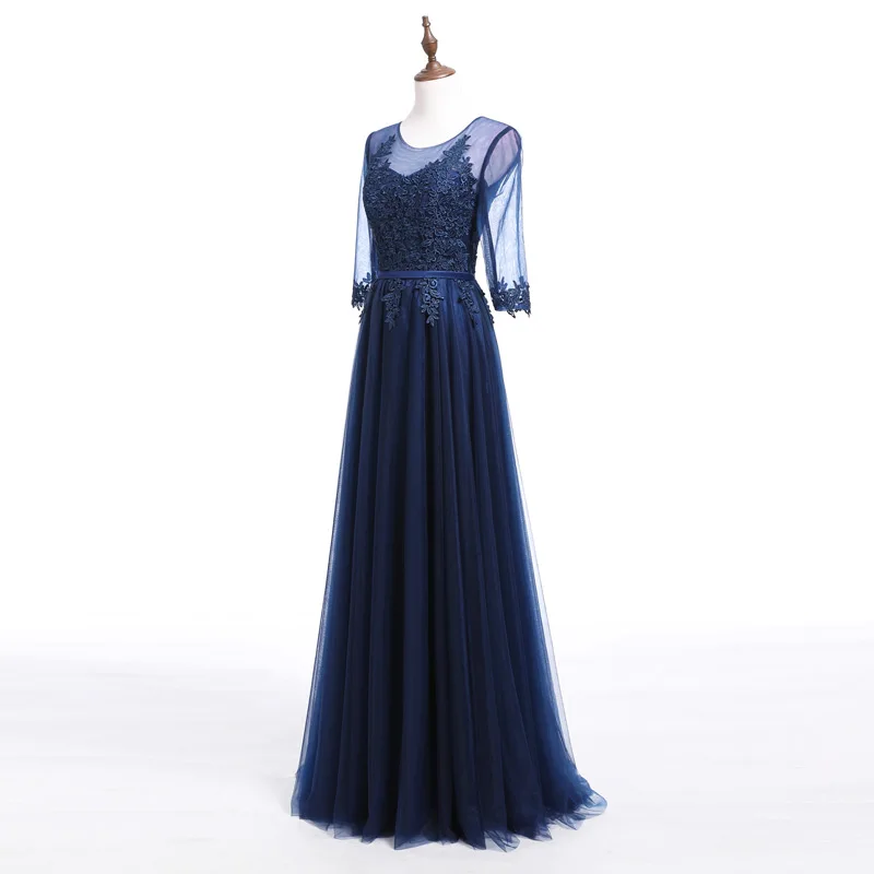 FADISTEE-Robe de Demoiselle d'Honneur Longue et Élégante, Appliques en Dentelle, Demi-Manches, Grande Taille, Transparente, Tenue de Soirée de Mariage, Moins de 50 $