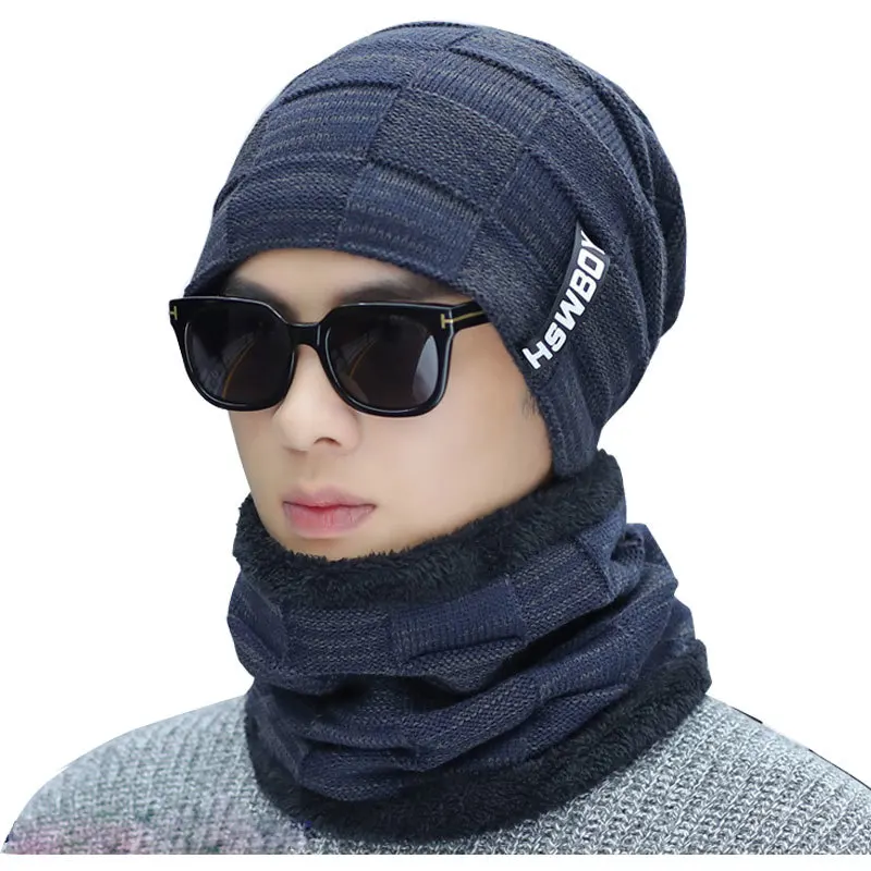 NEW Winter Hats Skullies Beanies Hat Winter Beanies For Men Women Wool Scarf Caps Balaclava Mask Gorras Bonnet Knitted Hat