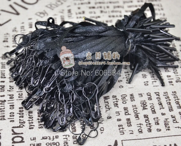 silk hang tag strings cord for garment price seal tag with Gourd Pin in stock Good quality in apparel