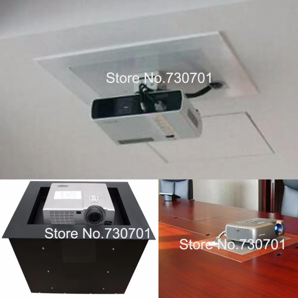 Cassette Projector Lift Voor Bureau Of Plafond Verborgen Projector Gebruik Gemotoriseerde Projector Lift Beugel 110V-220V- 250V