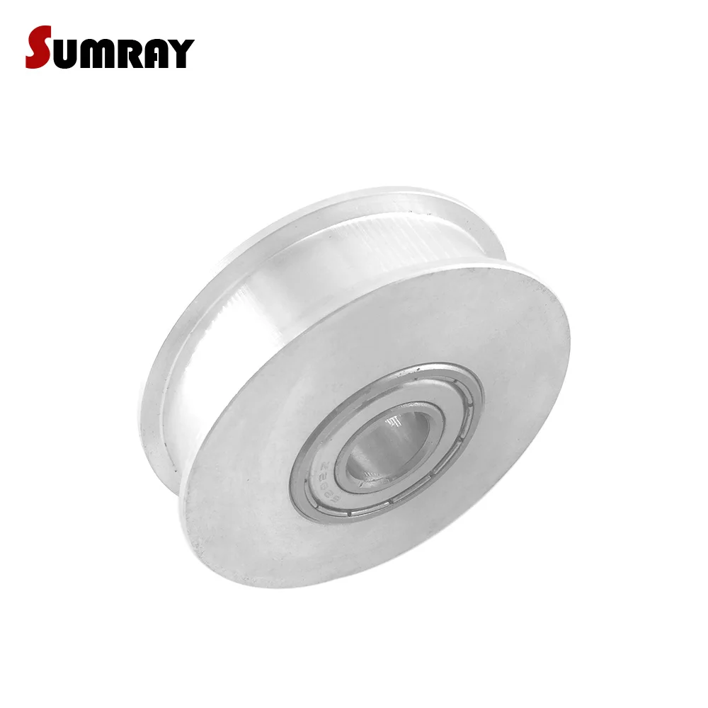 

3M Idler Pulley 50T NO Teeth 6/8/10/12/15mm Bore Passive Pulley Wheel 11/16mm Belt Width Tooth Belt Idler Pulley