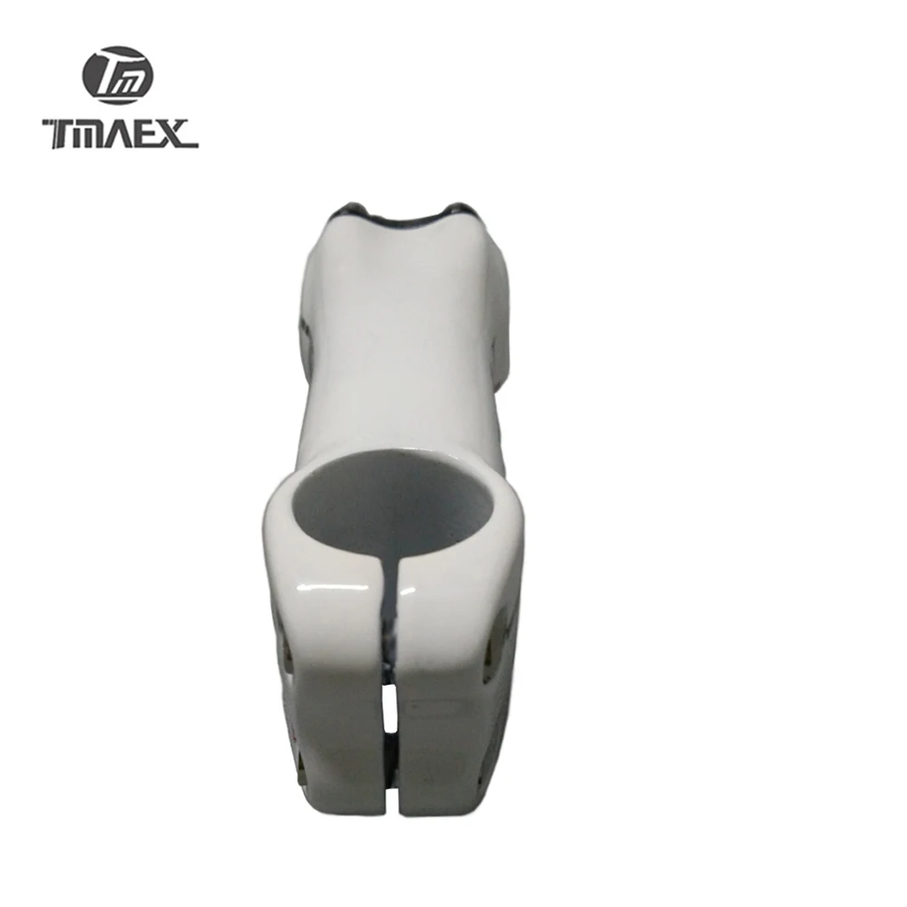 TMAEX- White Carbon Stem, Road Bicycle Stem, Angle 6/17, Mountain Bike Stem, 28.6x80mm, 90mm, 100mm, 110mm, 120mm